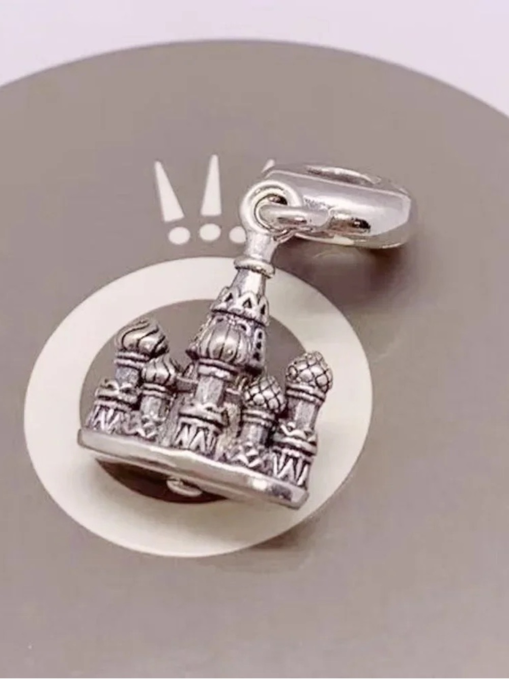 Pandora Silver Castle Dangle Charm - Silver